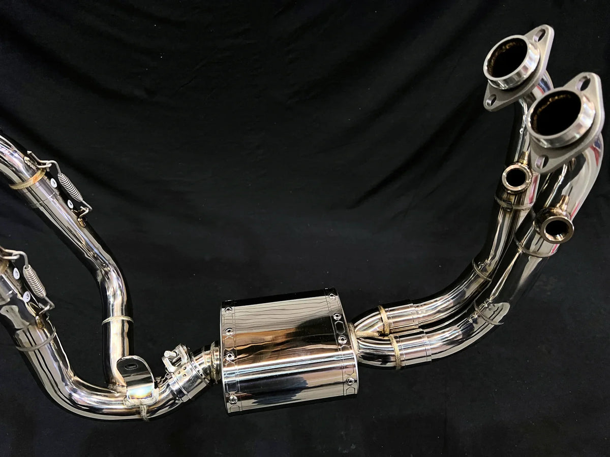 Vandemon CFMOTO 450SR Stainless Steel High Mount Exhaust System 2023-24 VA-180 CFMOTO450SRSSHMEXHA
