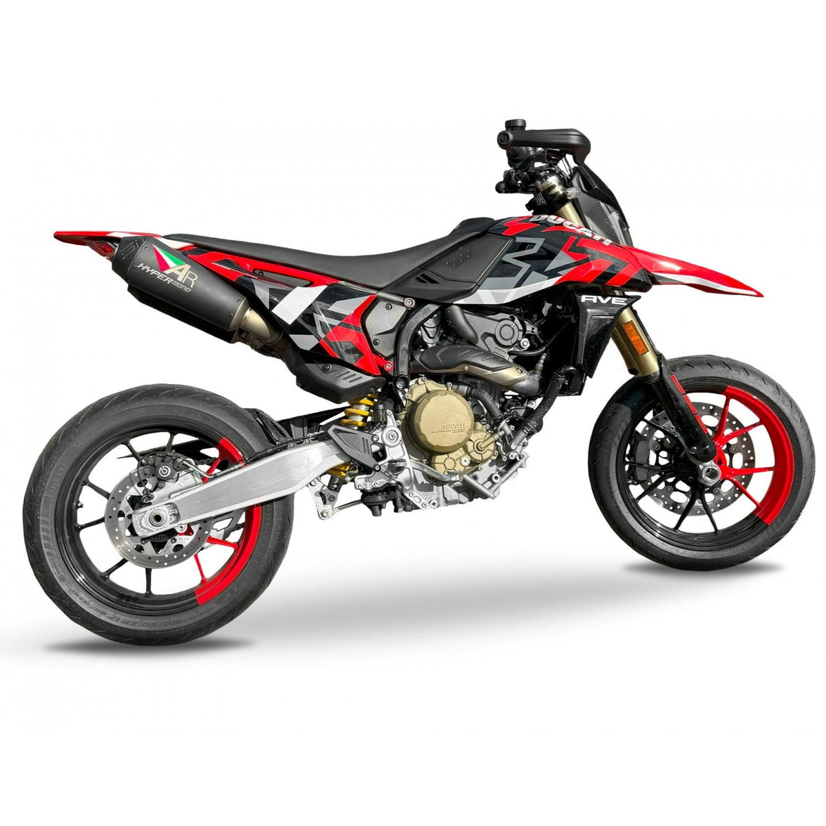 Austin Racing 2024-2025 DUCATI HYPERMOTARD 698 MONO TWIN EXIT SLIP-ON EXHAUST SYSTEM