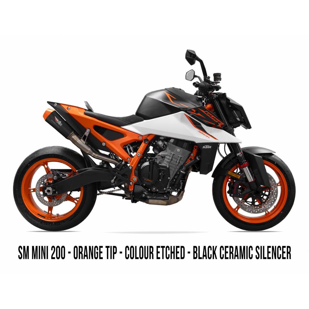 Austin Racing 2025 (LATE) - 2026 KTM 990/R RS22 DUAL UNDERSEAT BOX DELETE TITANIUM EXHAUST SYSTEMAR109