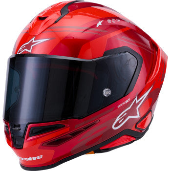 ALPINESTARS Helmet S-R7 A-Core Rd/Wh Gloss Ece06/Dot L 8203426-3182-L