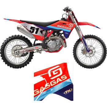 FACTORY EFFEX Candy Chrome Series Shroud/Airbox Graphics Kit - Gas Gas 27-03704
