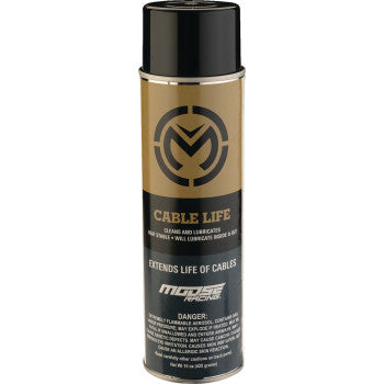 MOOSE RACING Cable Lube - 15 oz. net wt. - Aerosol MALCB241215