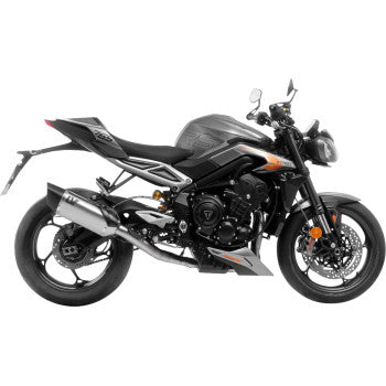 15608U LEOVINCE LV-14 R Exhaust System - 3-into-1 - Stainless Steel - Street Triple 765 R/RS 2024-2026 15608U 1810-3220