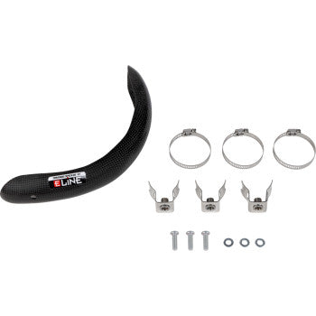 MOOSE OFFROAD Heat Shield - Carbon Fiber - Sherco 250/300 SHS30025