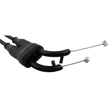 MOOSE OFFROAD Black Vinyl Throttle Cable - Stock Length - Honda CRF 45-1279