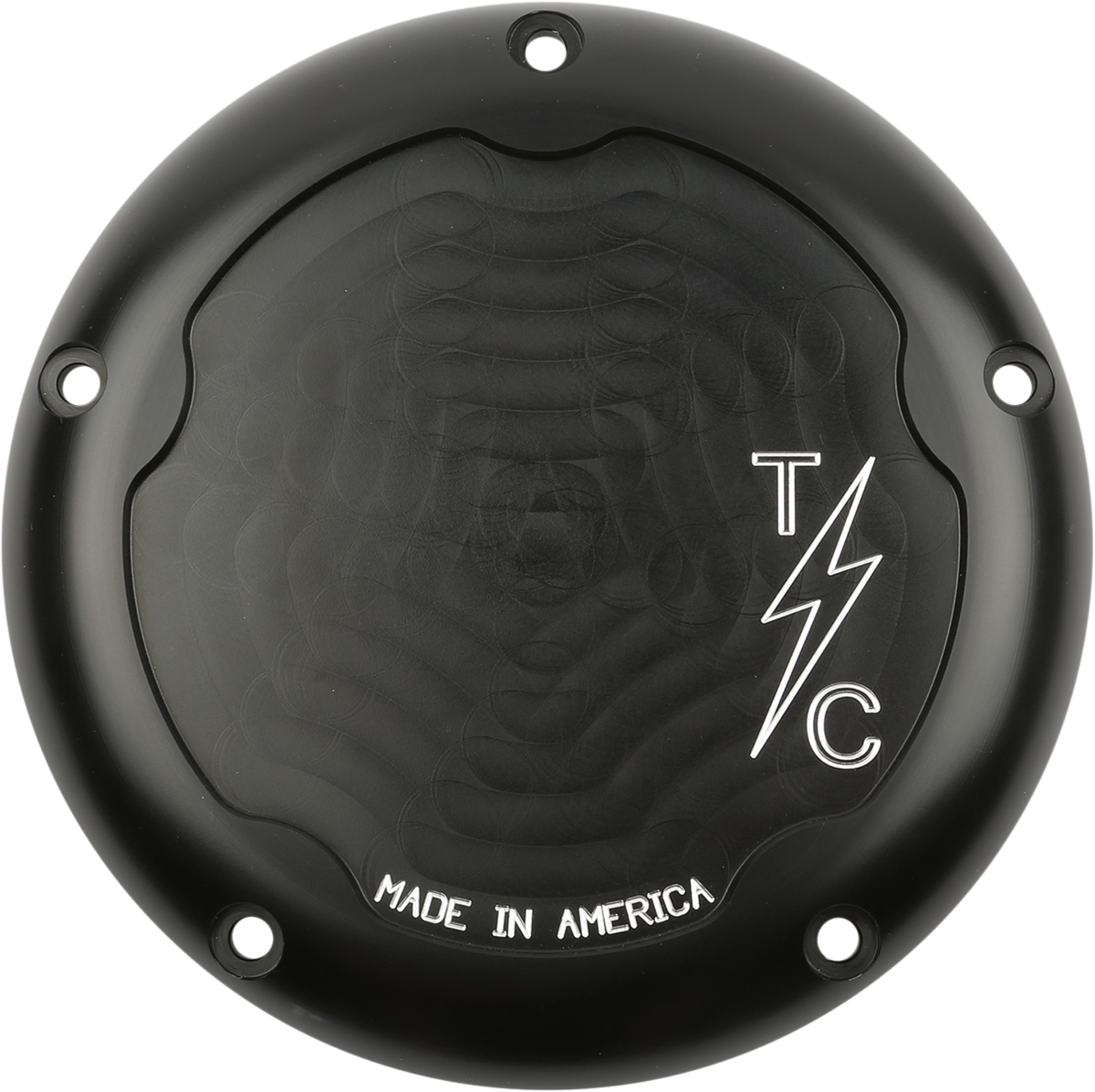 THRASHIN SUPPLY CO. M8 - Derby Cover Dished - Black TSC-3016-4