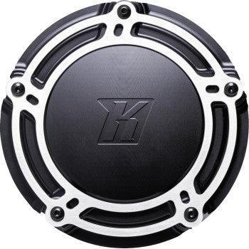 KODLIN NXL Derby Cover - Black - M8 Softail USA K25410