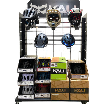 KALI Bicycle Helmet Rolling Rack Display 010116111