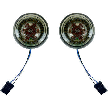 CUSTOM DYNAMICS ProBeam® Front Turn Signal Inserts - LED - Smoke Lens PB-AW-25JAE-S
