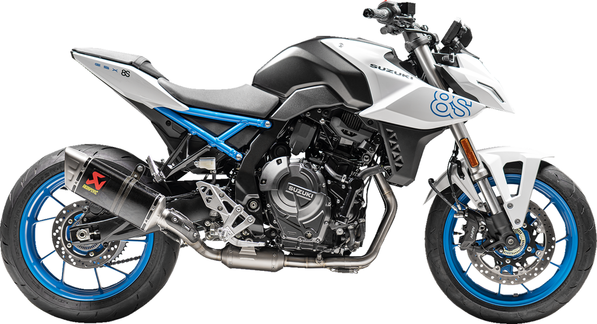 AKRAPOVIC Racing Line Exhaust System GSX-8S 2023 -2024 S-S8R1-EEC 1810-3139