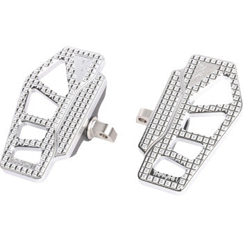 THRASHIN SUPPLY Apex Mini Floorboards - Chrome . TSC-2217-3-D