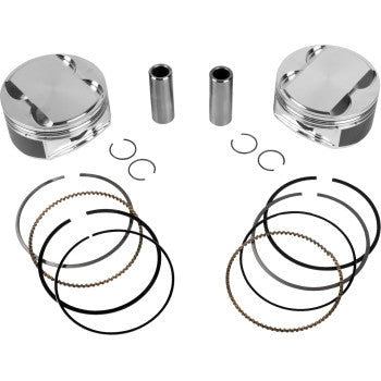 JE PISTONS Piston Kit - 4.080" Bore - 4.500" Stroke - 11.5:1 CR - 114" M8 398734