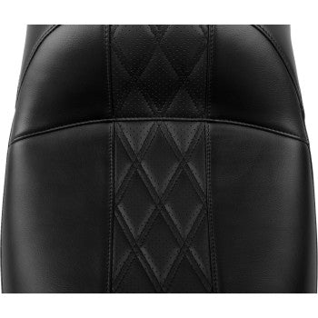 LE PERA Maverick Daddy Long Legs Seat - Without Backrest - Diamond Stitch - HR2 Inlay - FLH/FLT '23-'24 LV-957DLHR2