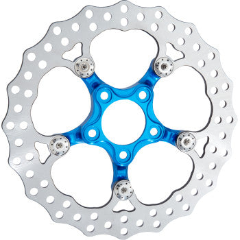 ARLEN NESS Spider Rotor - 12-19/32" - Blue - Front 300-109