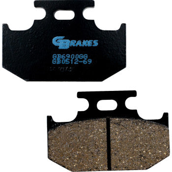 GBRAKES Brake Pads Semi-Metallic GB0512-69