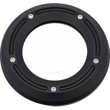 TRASK Assault Derby Cover - Matte Black - Softail TM-0042MBK