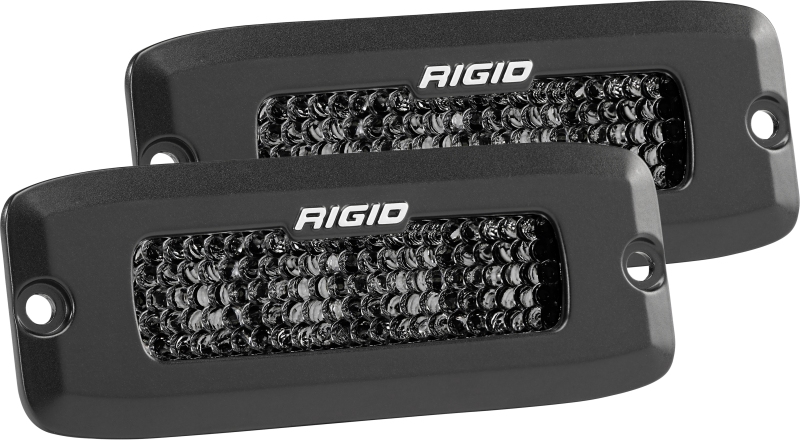 Rigid Industries SR-Q Series PRO Midnight Edition - Spot - Diffused - Pair 925513BLK