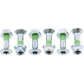 BOLT Fastener Kit - Hub-Savers/Sprocket - Double Locked - Silver - 6 Pack - Beta HS.BETA