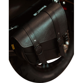 WILLIE & MAX LUGGAGE Blackjack Swingarm Bag - Dual Shock - Black 59778-05