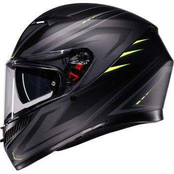 IN STOCK OPEN BOX AGV Helmet K3 Syth Matte Black/Yellow Fluo Md 2118381004-026-M