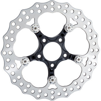 ARLEN NESS Spider Rotor - 12-19/32" - Black - Front 300-108