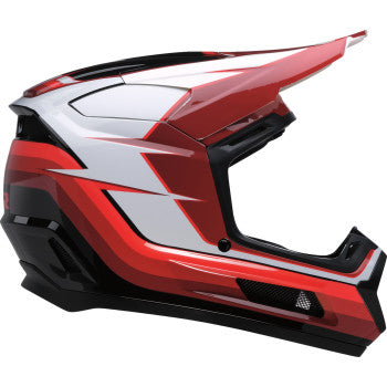 Z1R Youth Dirt Maxx Helmet - Vortex - Red/White - Medium 0111-1718