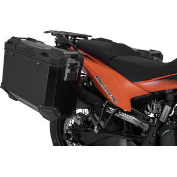 SW-MOTECH TRAX ADV Aluminum Case System - Black - KTM Adventure 790/890/SMT 890 '19-'24 KFT.04.521.70001/B