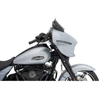 KLOCK WERKS Flare™ Windshield - 8" - Black - FLHX KWW-01-0707-B