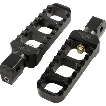 JOKER MACHINE Serrated Footpegs - Black - Narrow 08-61-8B