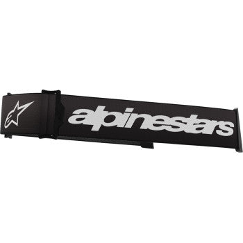 ALPINESTARS GOGGLES Supertech Goggle Strap - Black/White 9400125-12