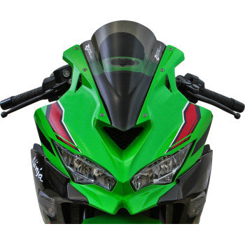 ZERO GRAVITY Double Bubble Windscreen - Light Smoke - ZX-4RR 2023-2024 16-284-02