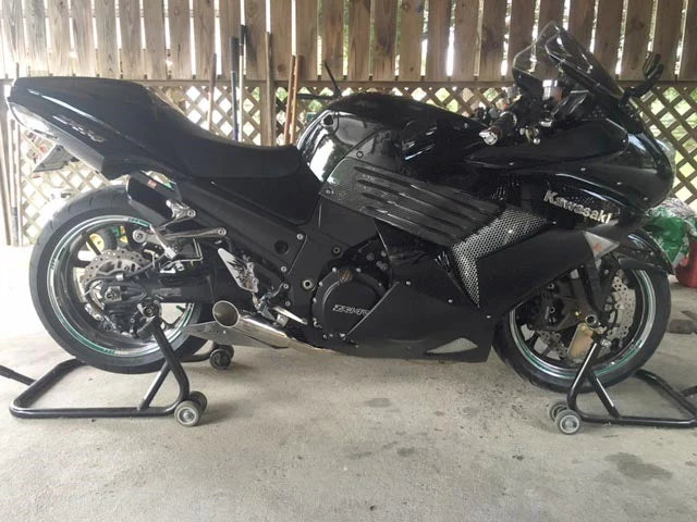 Voodoo Shorty Full Exhaust POLISHED 4 INTO 1 for Ninja ZX-14R 06 - 25 VEFSZX14K6P