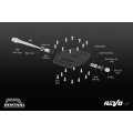 RENTHAL Revo-F Pedals - Flat - Black PD10001-001-01