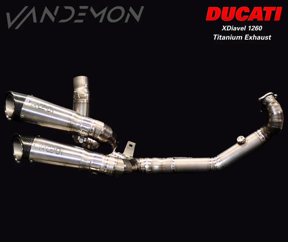 Vandemon Ducati XDiavel & Diavel S 1260 Vandemon Titanium Exhaust System 2016-22 SKU: DUCDVLTITANEXHA VA-9