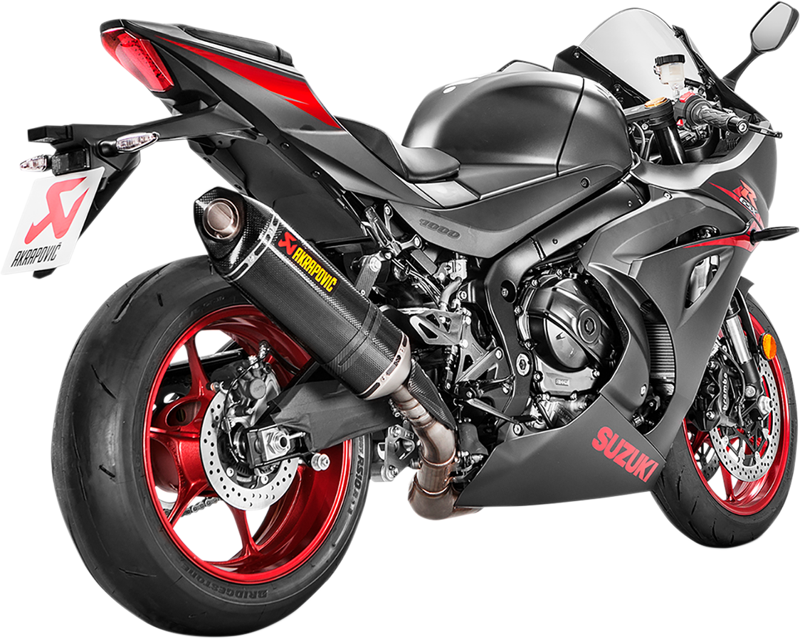 AKRAPOVIC Slip-On Line Muffler - Carbon Fiber GSX-R 1000 2017-2025 S-S10SO12-HRC 1811-3406