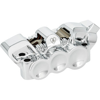 ARLEN NESS Monoblock Radial Brake Caliper - 100mm - Right - Chrome 320-133