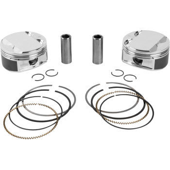 JE PISTONS Piston Kit - 4.020" Bore - 4.500" Stroke - 11.5:1 CR - 114" M8 398732