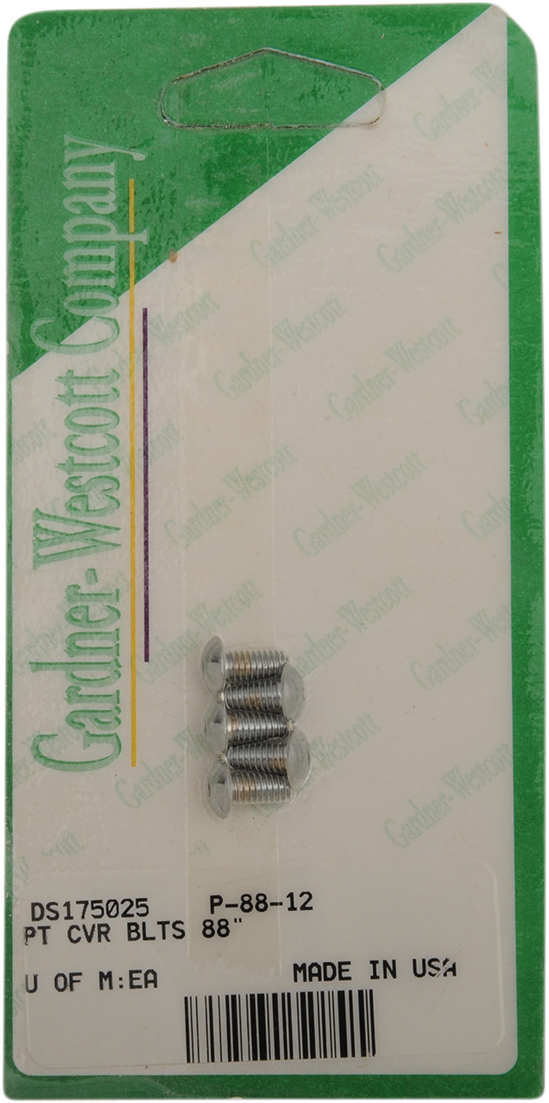 GARDNER-WESTCOTT Bolt Set - Point Cover - Twin Cam P-88-12
