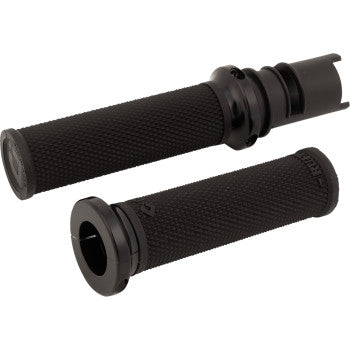 ODI Ruffian Lock-On Street Grips - CVO - Black/Black V30HTCB-B
