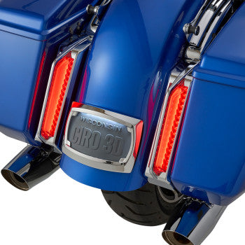 CIRO Filler Panel Tail Lights - Smoke Lens - Chrome 42050