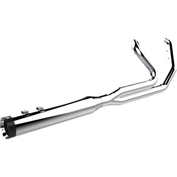 KHROME WERKS 2-into-1 Outlaw-SR Exhaust System - Chrome - Without End Cap - Twin Cam Touring 200780-SR