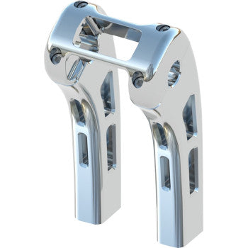 MAGNUM SHIELDING Ghost Risers - Softail Display Clamp - 10" - Chrome 3R-0110