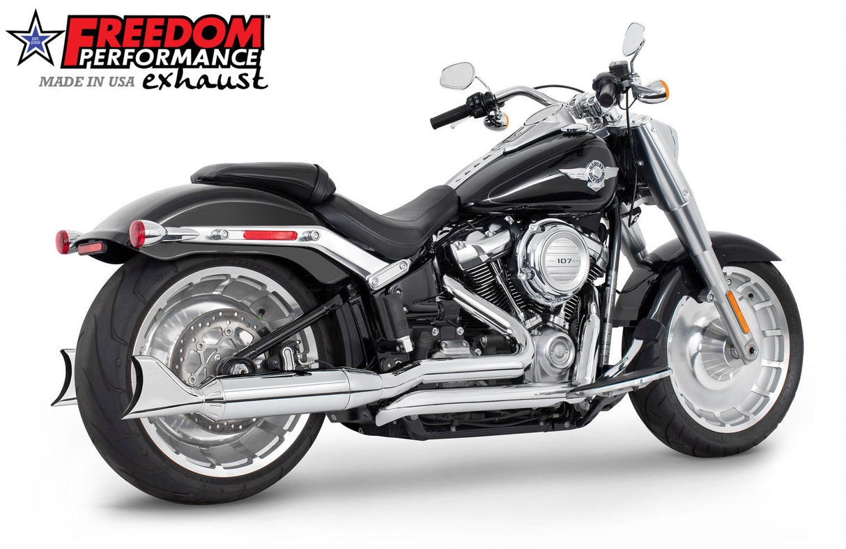 HARLEY SOFTAIL/M8 FAT BOY BREAKOUT ONLY 4” TUCK & UNDER FULL SYSTEM 2018-PRESENT