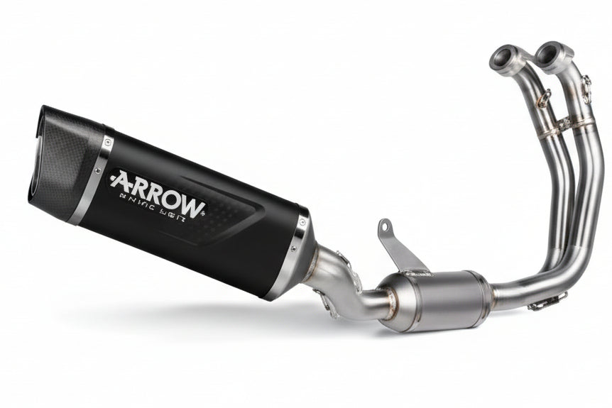 Arrow Aprilia Rs660 E5+ 2025 Full System With Indy-Race Evo Aluminium Dark Exhaust 77008akn