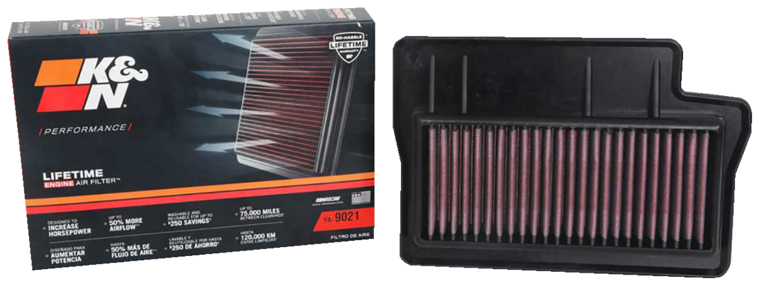 K & N Air Filter MT-09 / SP /Tracer 900 GT 2021-2024 YA-9021