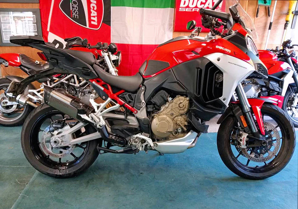 Vandemon Ducati Multistrada V4/V4s Titanium Vandemon Full 3/4 Exhaust System 2021-2025 DUCV4MTSTIEXHSYSA VA-118