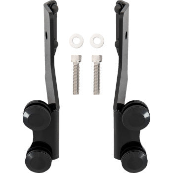 MEMPHIS SHADES Lowers Mount - Black Softail Slim FLSL 2018-2021 MEB9995