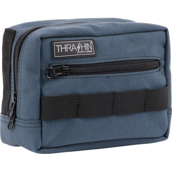 THRASHIN SUPPLY CO. Handlebar Bag - Blue THB-0023