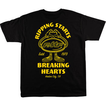 FMF Breakin Hearts T-Shirt - Black - Large SU25118909BLKLG