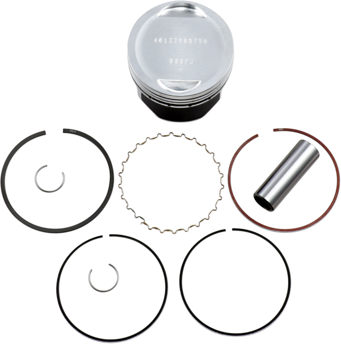 WISECO Piston Kit - Standard 2006-2017 CRF150F Piston Kit - 57.50 mm - Honda 10:1 High-Performance 40132M05750